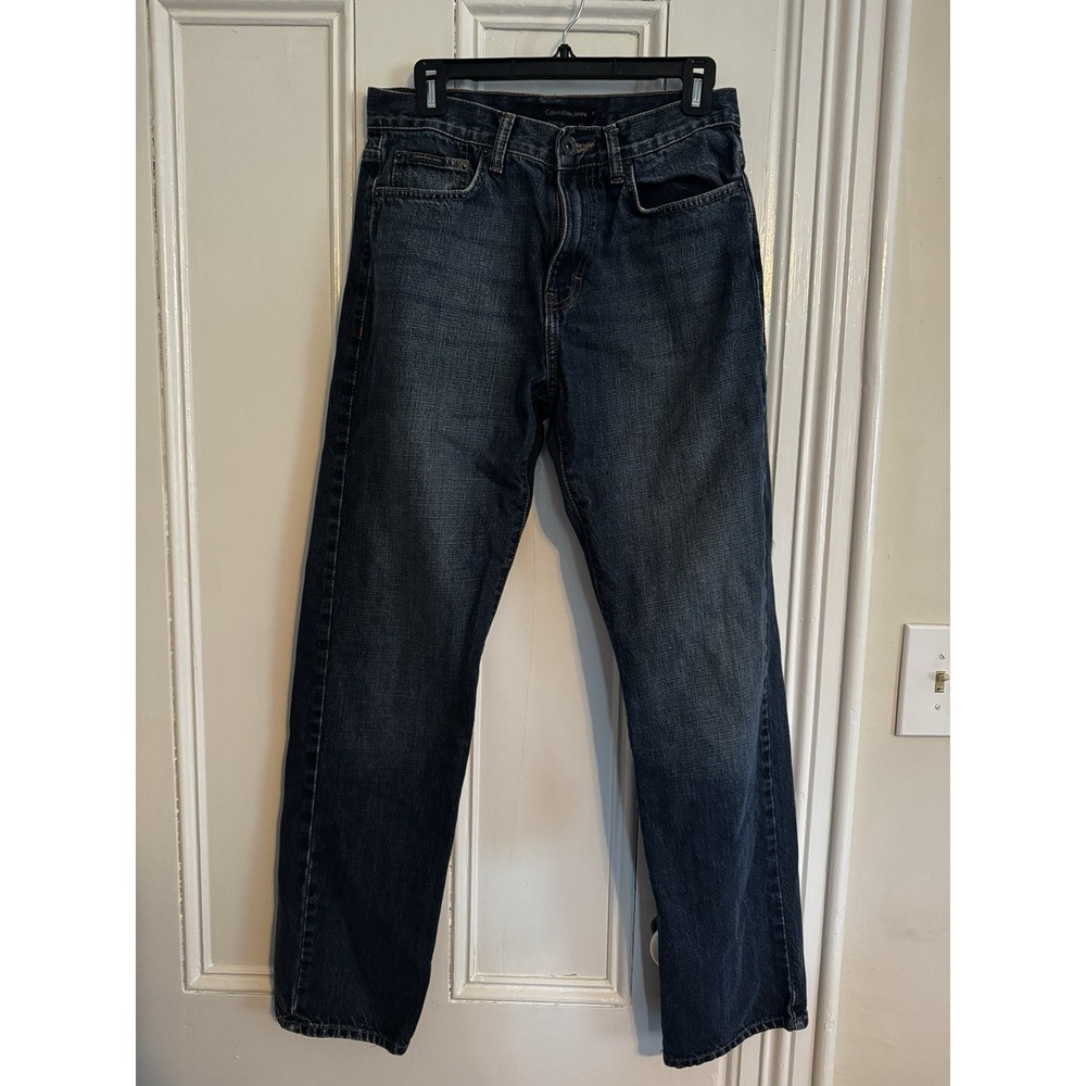 Calvin Klein Jeans Size 30 Medium Wash‎ Denim Straight Leg Regular